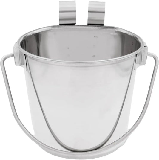 XMSJ Stainless Steel Pet Water and Food Bowl with Hooks