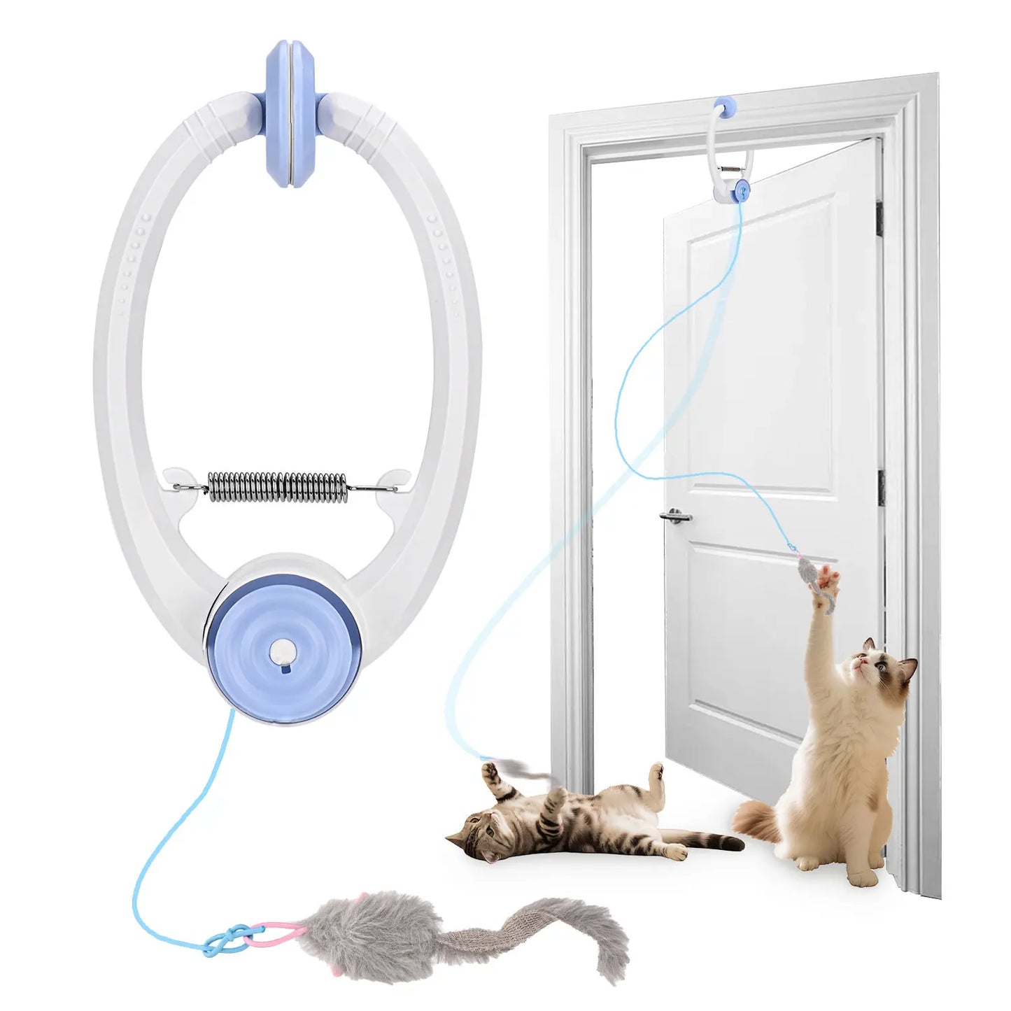 Cityflee Electric Door Hanging Cat Toy Interactive Self Play