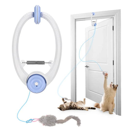 Cityflee Electric Door Hanging Cat Toy Interactive Self Play