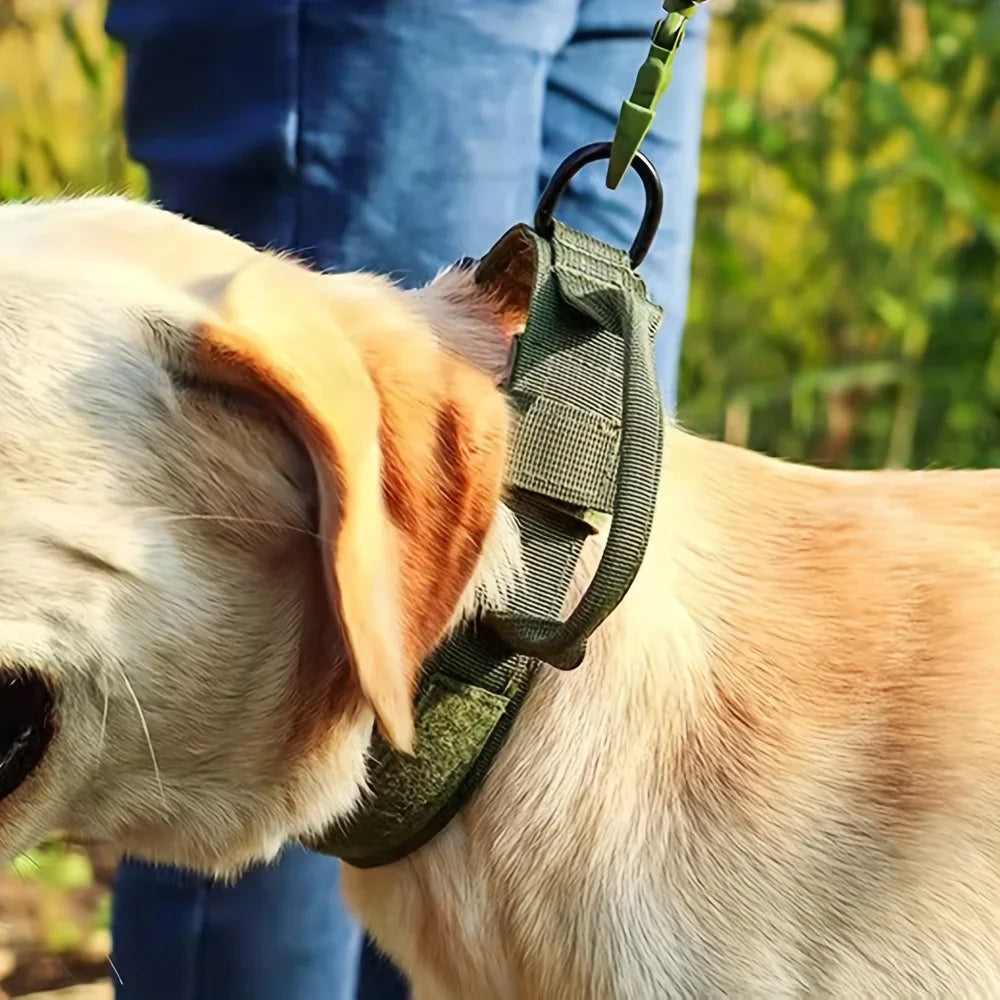 PETRAVEL Adjustable Tactical Dog Harness And Collar Set