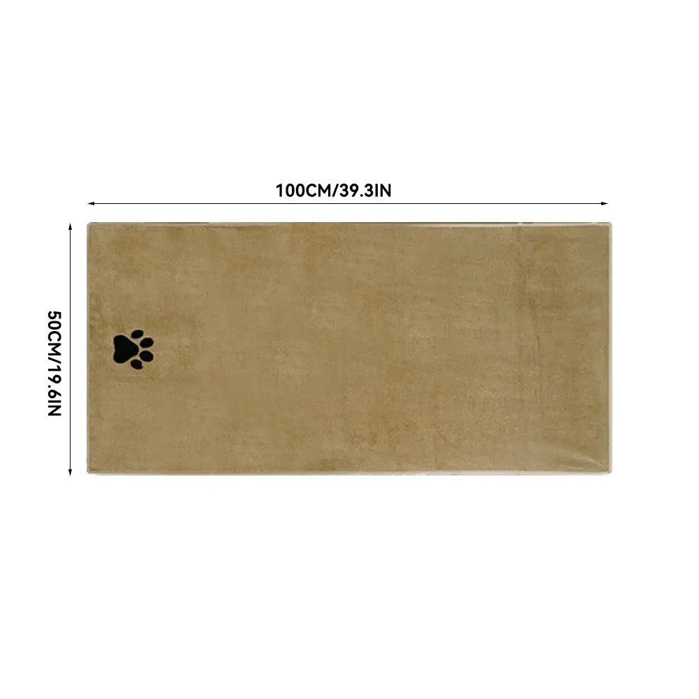 Microfiber Pet Bath Towel for Dogs and Cats Grooming