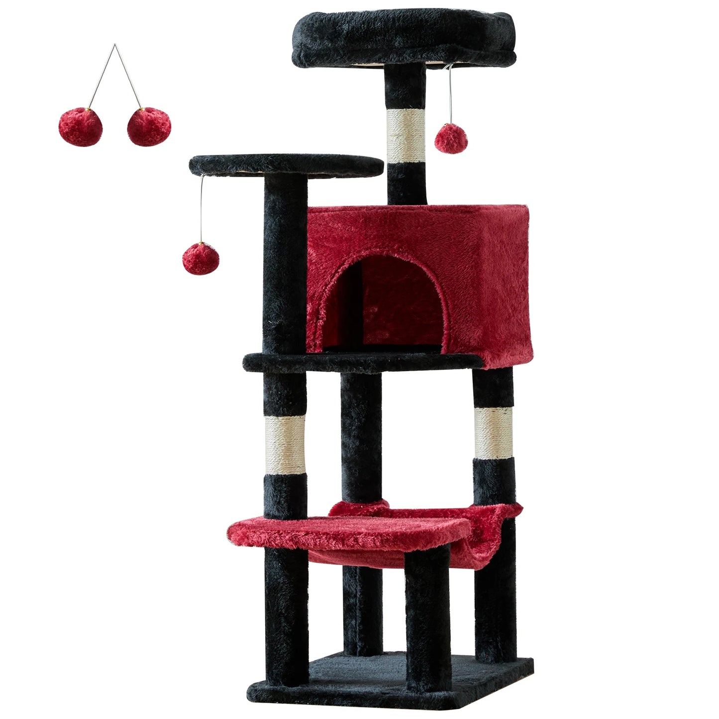 JHK Multi Cat Climbing Cat Tree Tower For Indoor Cats