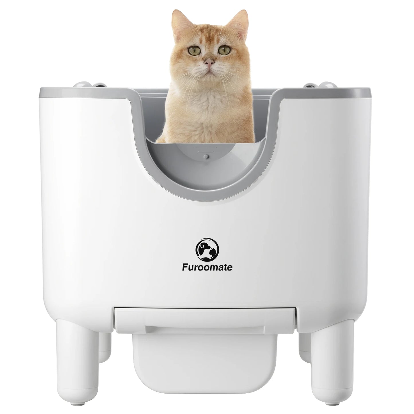 Furoomate F6 Self Cleaning Litter Box Open Top Odor Control