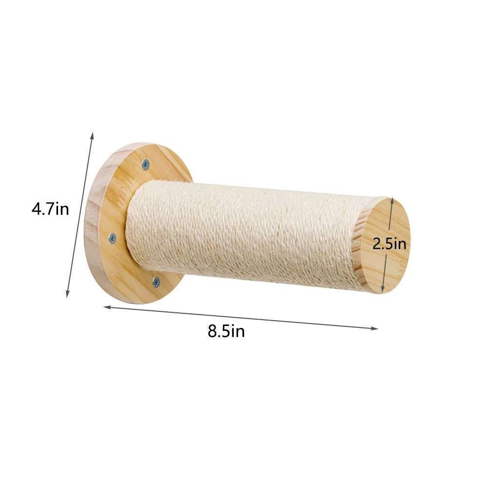 PETRAVELCN Cat Moon Shaped Wall Shelf Hammock Climbing Steps