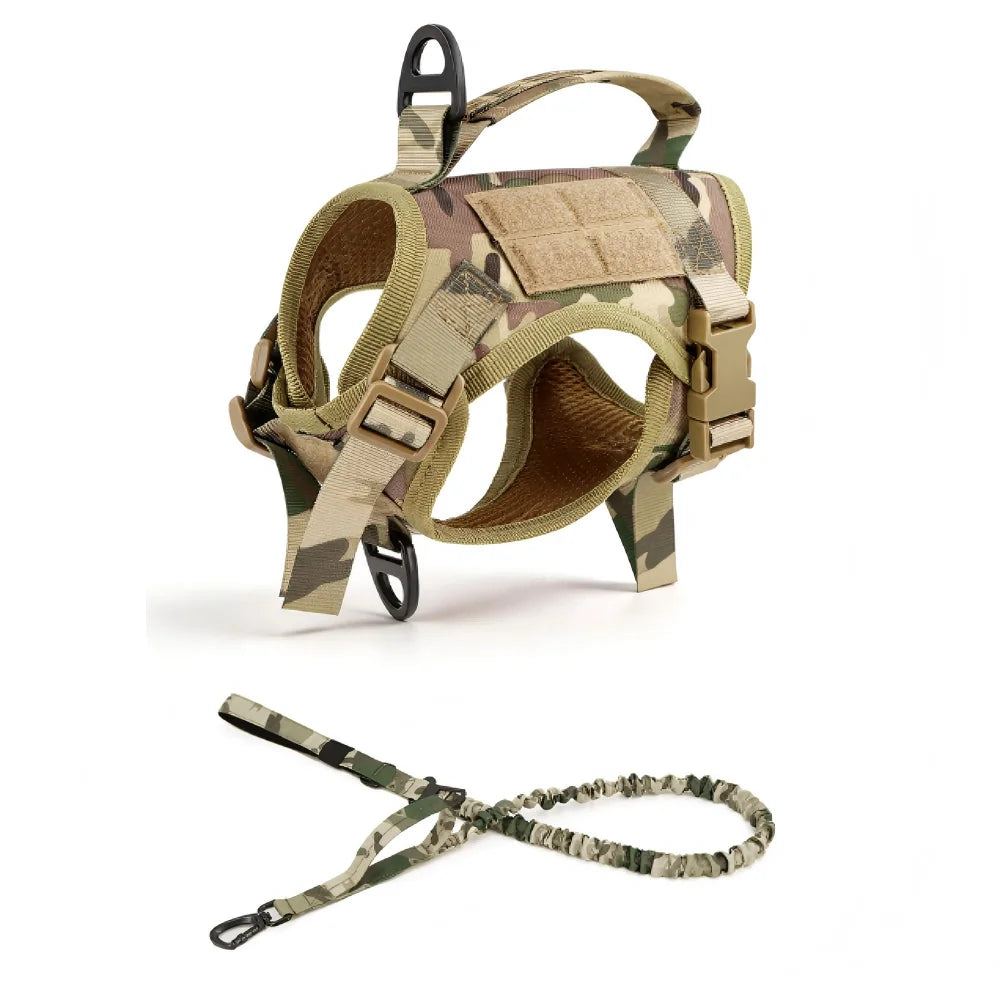 PETRAVEL Tactical Cat Harness Vest And Leash Set