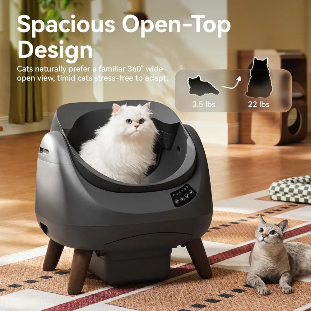Self Cleaning Cat Litter Box OpenX 5G WiFi