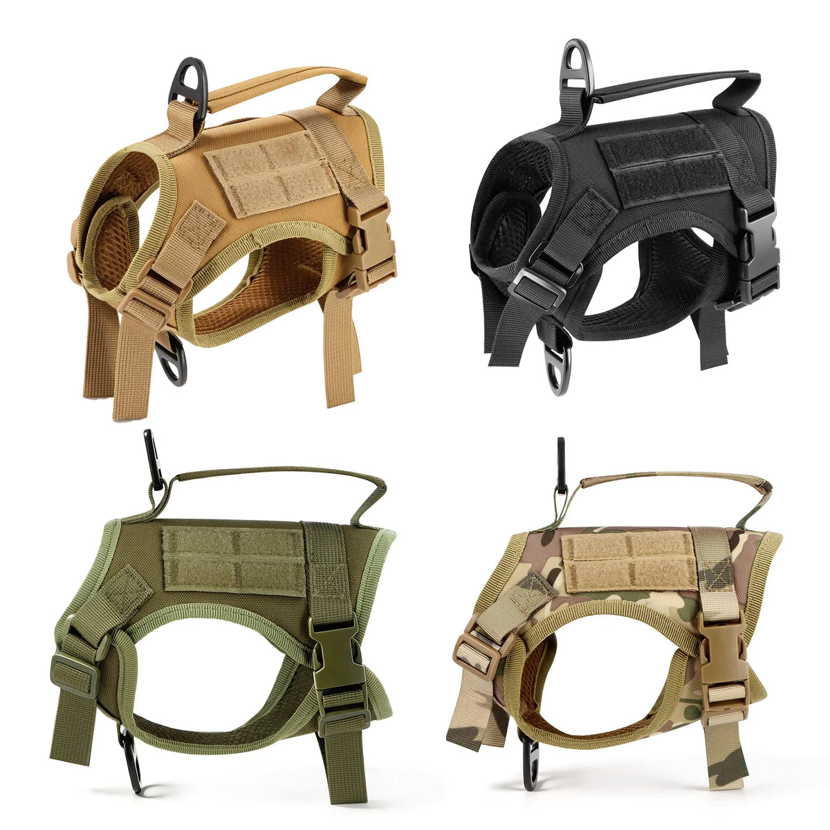 PETRAVEL Tactical Cat Harness Vest And Leash Set