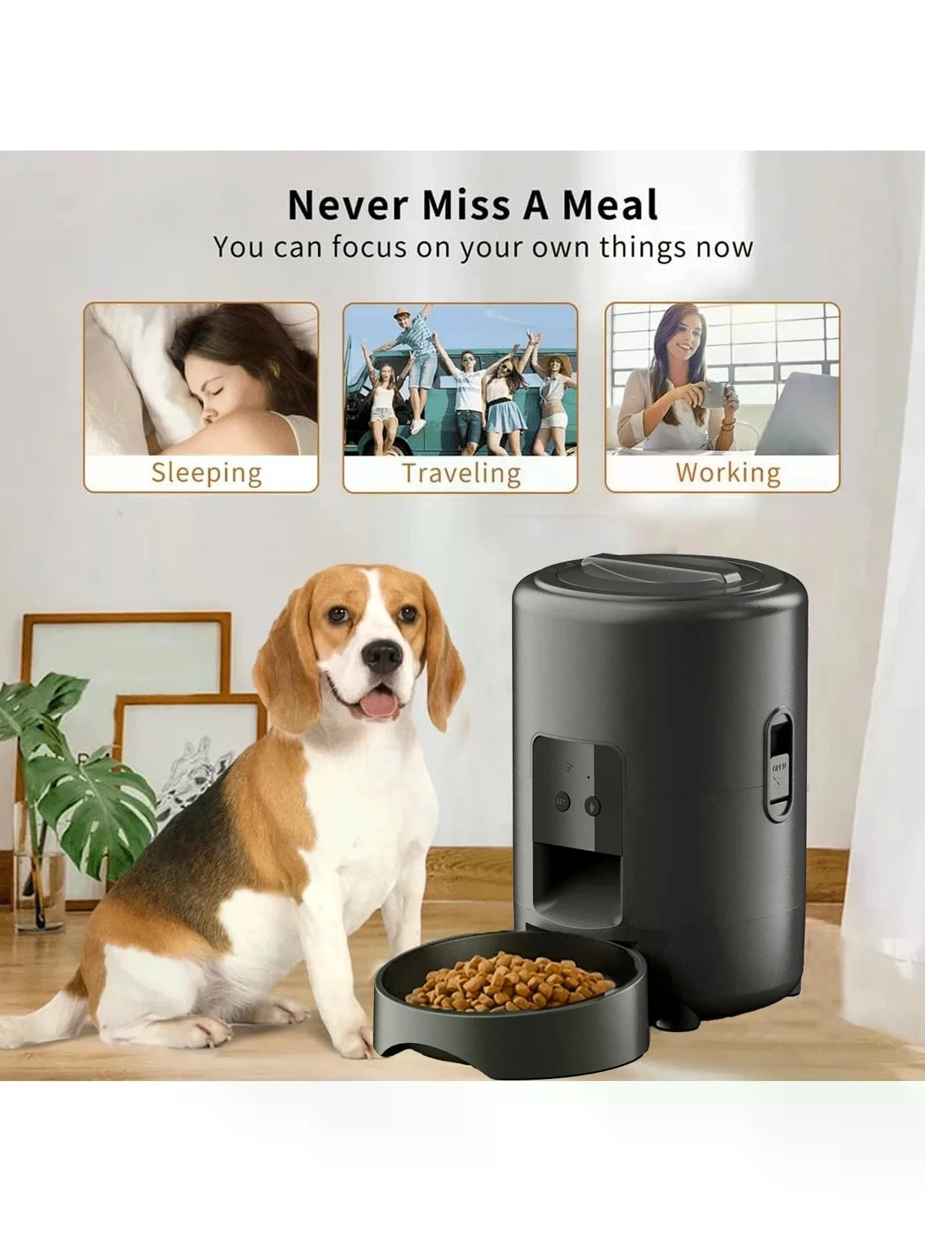Automatic Cat And Dog Feeder With App Control And WiFi