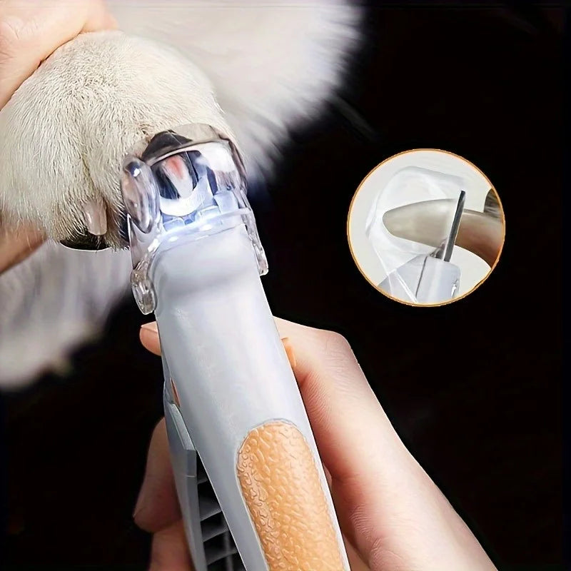 LED Light Nail Clippers For Dogs Cats With Precision Cutter