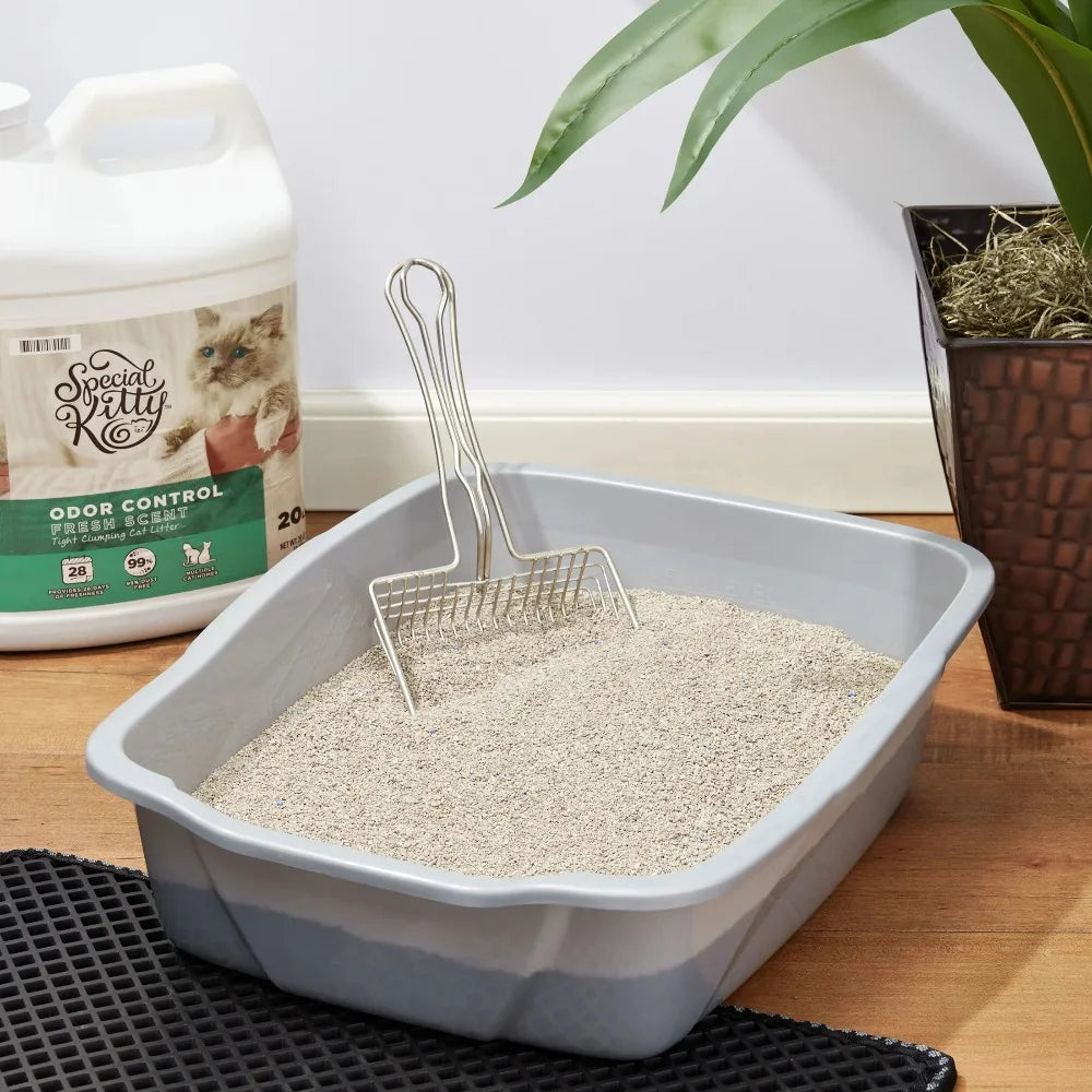 Scoopable Tight Clumping Cat Litter Fresh Scent Odor Control