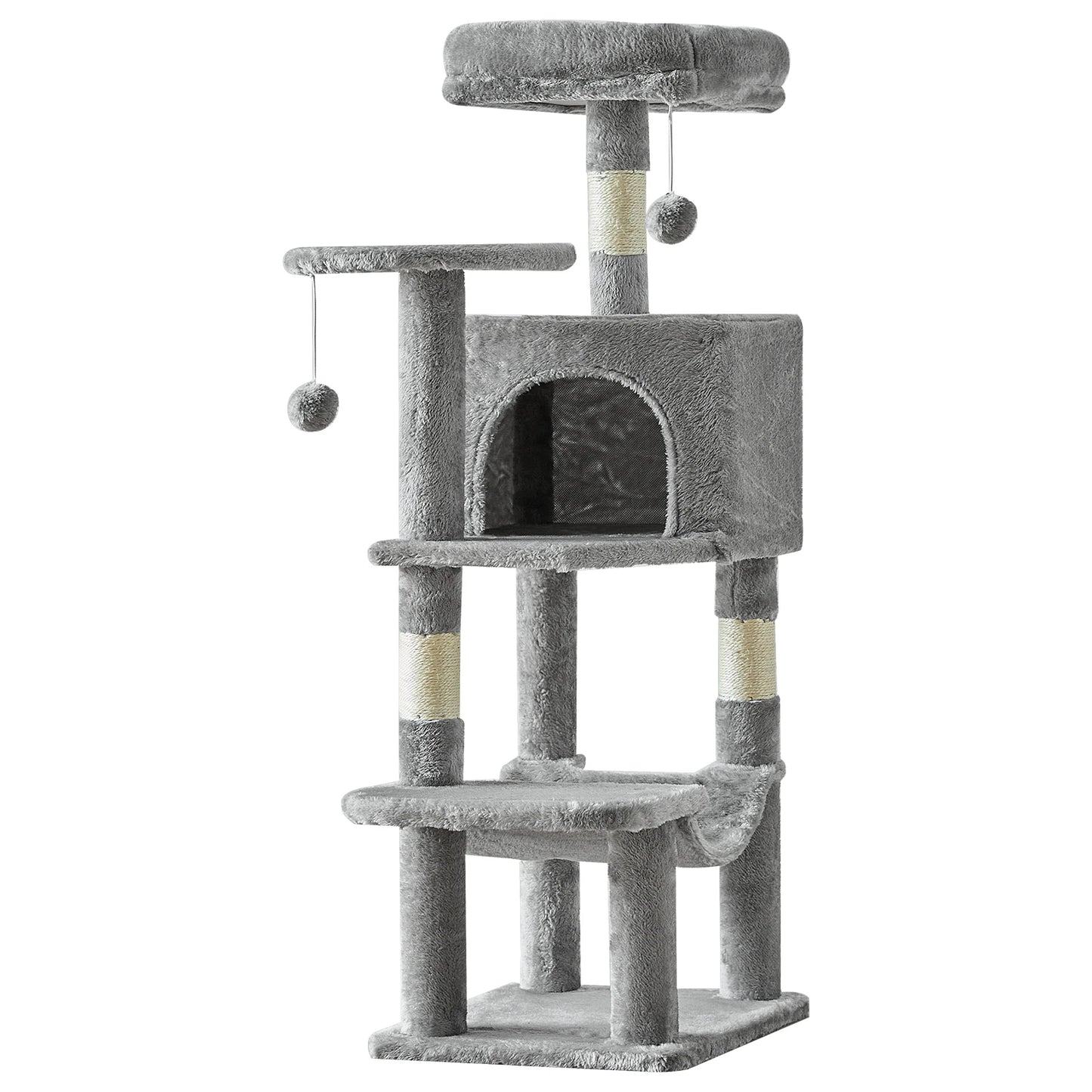 JHK Multi Cat Climbing Cat Tree Tower For Indoor Cats