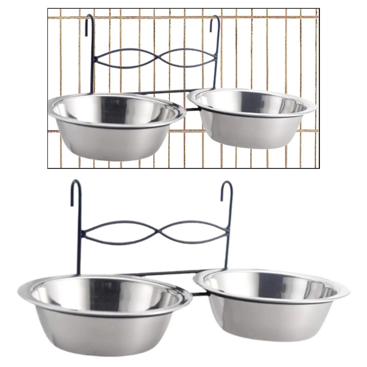 Kesoto Stainless Steel Dog Feeding Station Anti Slip Bowl