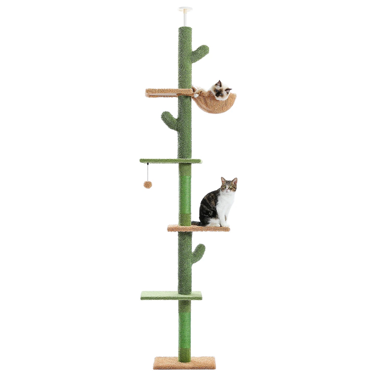 PAWZ Road 5-Tier Cat Tree With Scratching Post Hammock