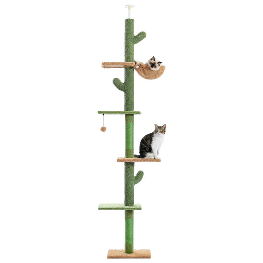 PAWZ Road 5-Tier Cat Tree With Scratching Post Hammock