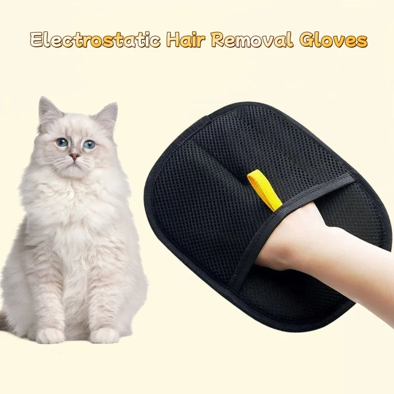 Pet Grooming Gloves for Cat Dog Hair Removal Home Cleaning